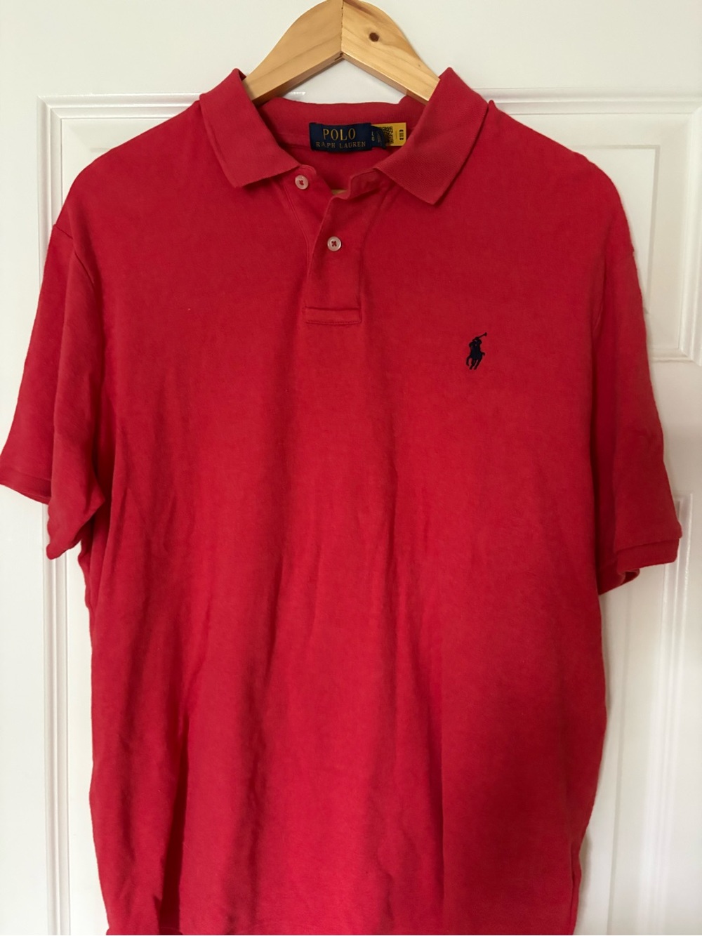 Polo by Ralph Lauren Red Men's Classic Polo Shirt- soft cotton
